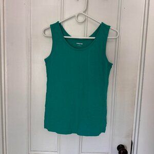 💚 Land's End Emerald Green Tank Top - Size S 💚